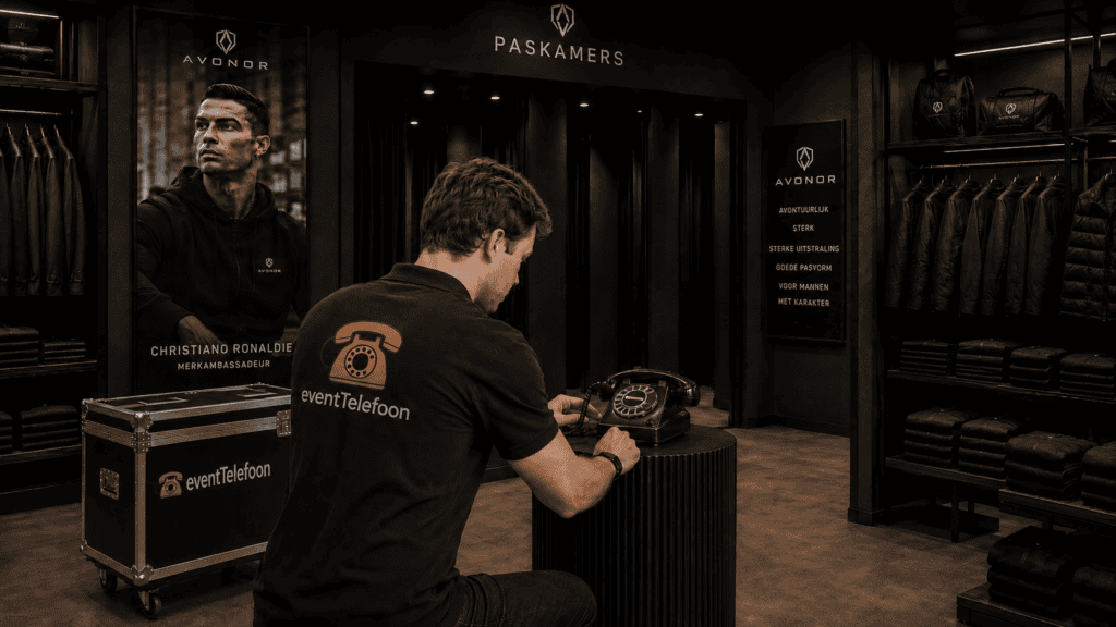 eventtelefoon voor Merkambassadeurs wordt inginstateerd door medewerker Eventtelfoon