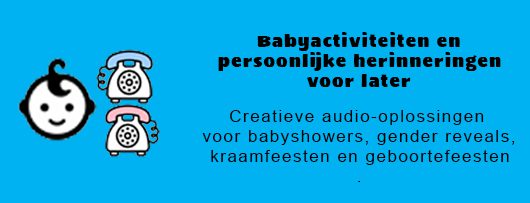 Baby audiogastenboek