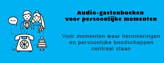 Bruiloften en andere persoonlijke events.